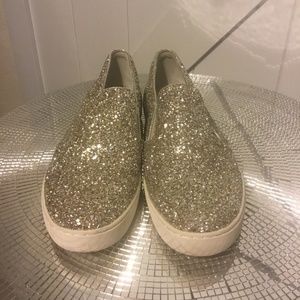 michael kors CUTE glitter slip on shoes